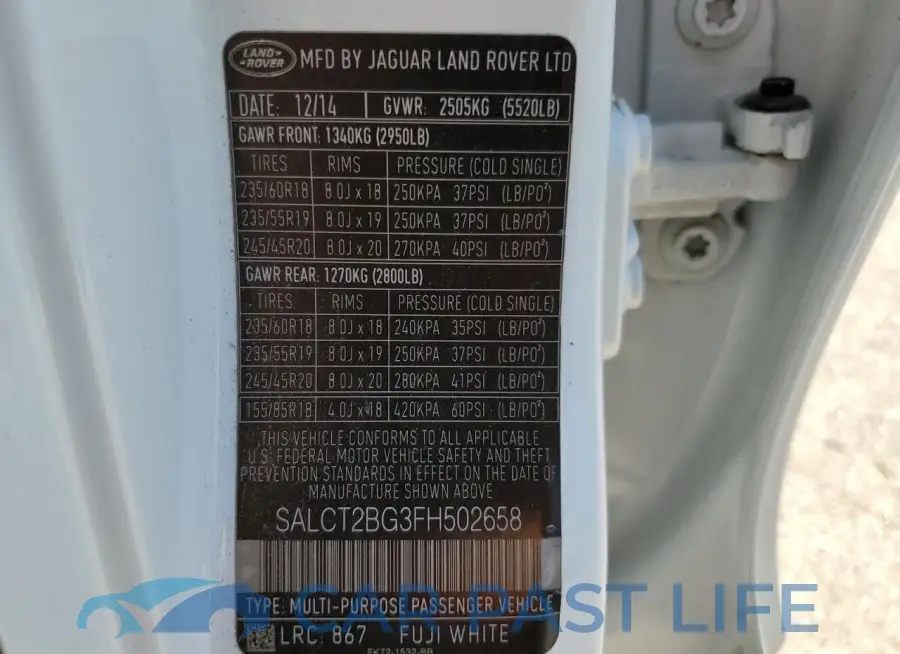 SALCT2BG3FH502658# 13