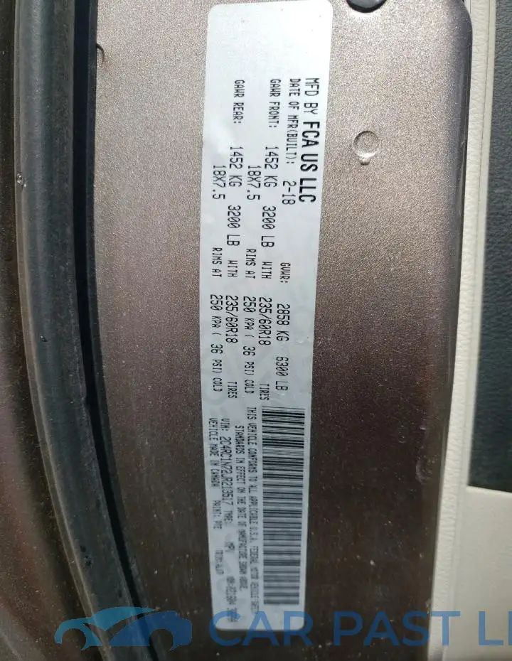 2C4RC1N72JR213517# 13