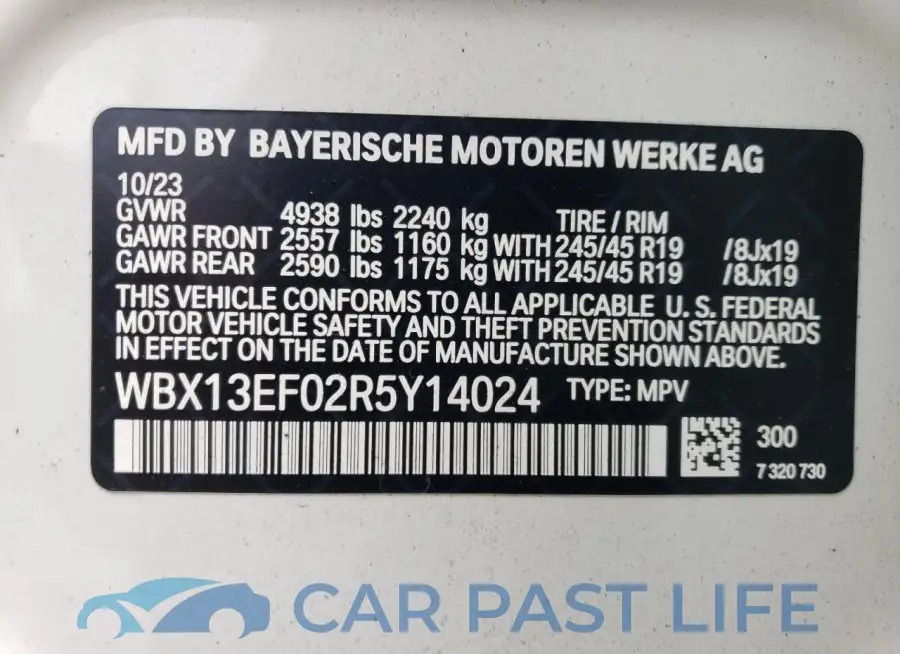 WBX13EF02R5Y14024# 13