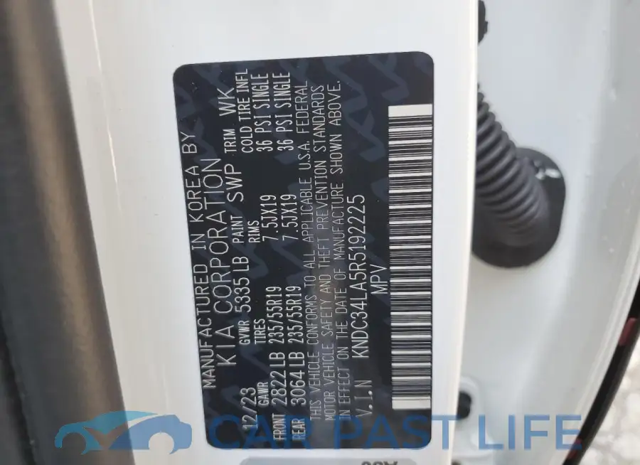 KNDC34LA5R5192225# 13