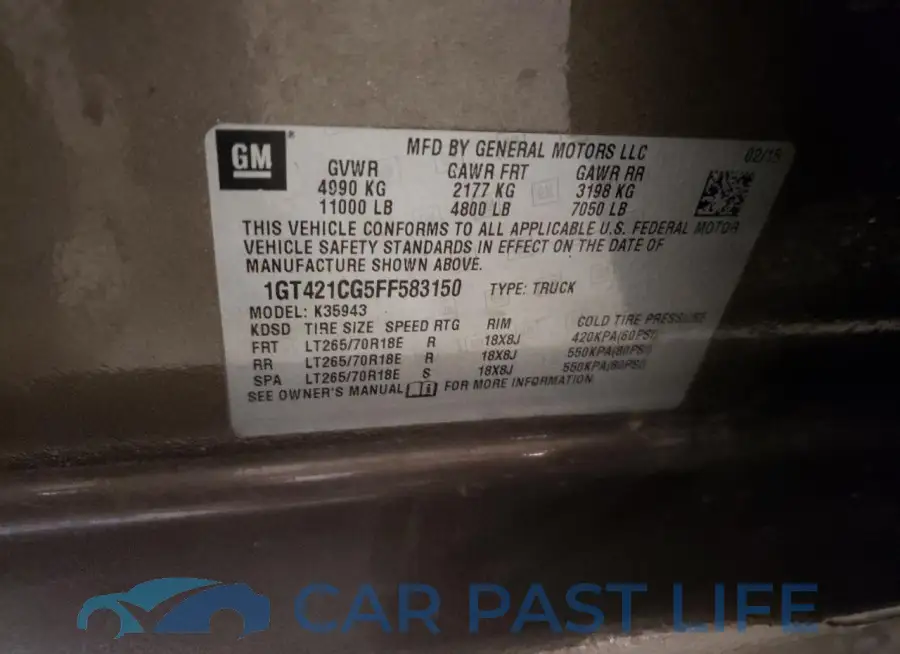 1GT421CG5FF583150# 12