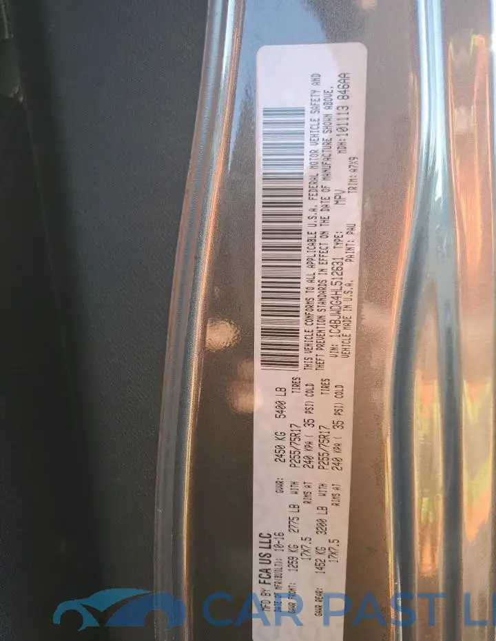 1C4BJWDG4HL512631# 14