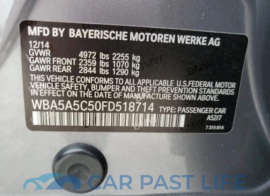 WBA5A5C50FD518714# 13
