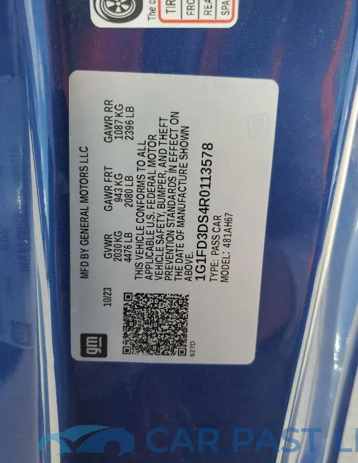 1G1FD3DS4R0113578# 12