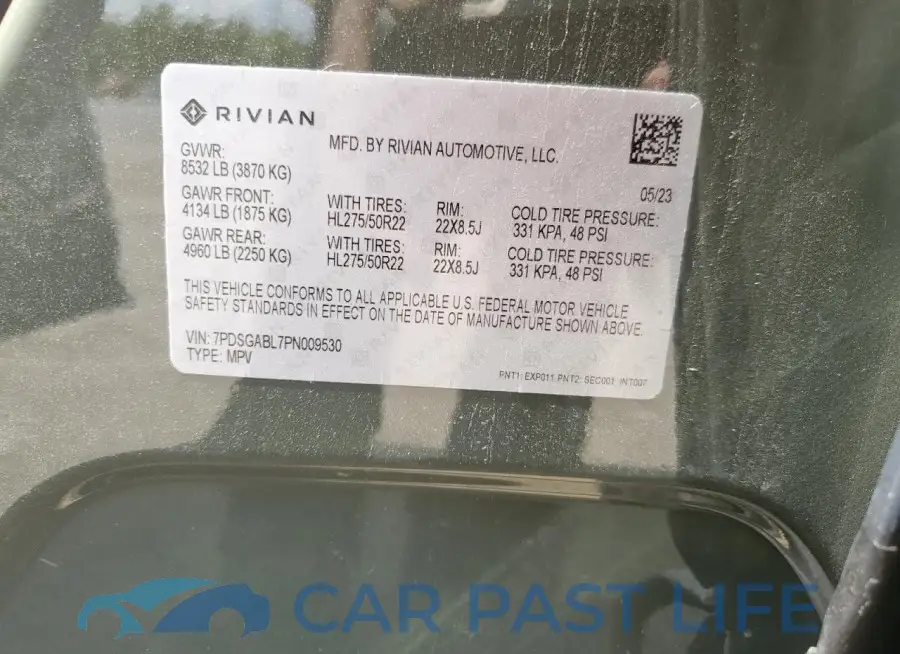 7PDSGABL7PN009530# 13