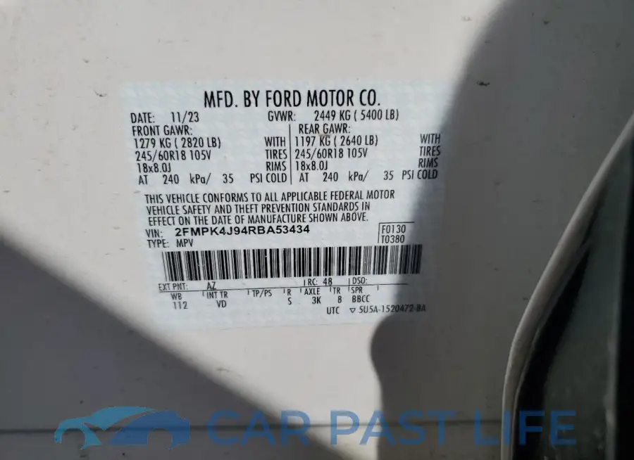2FMPK4J94RBA53434# 14