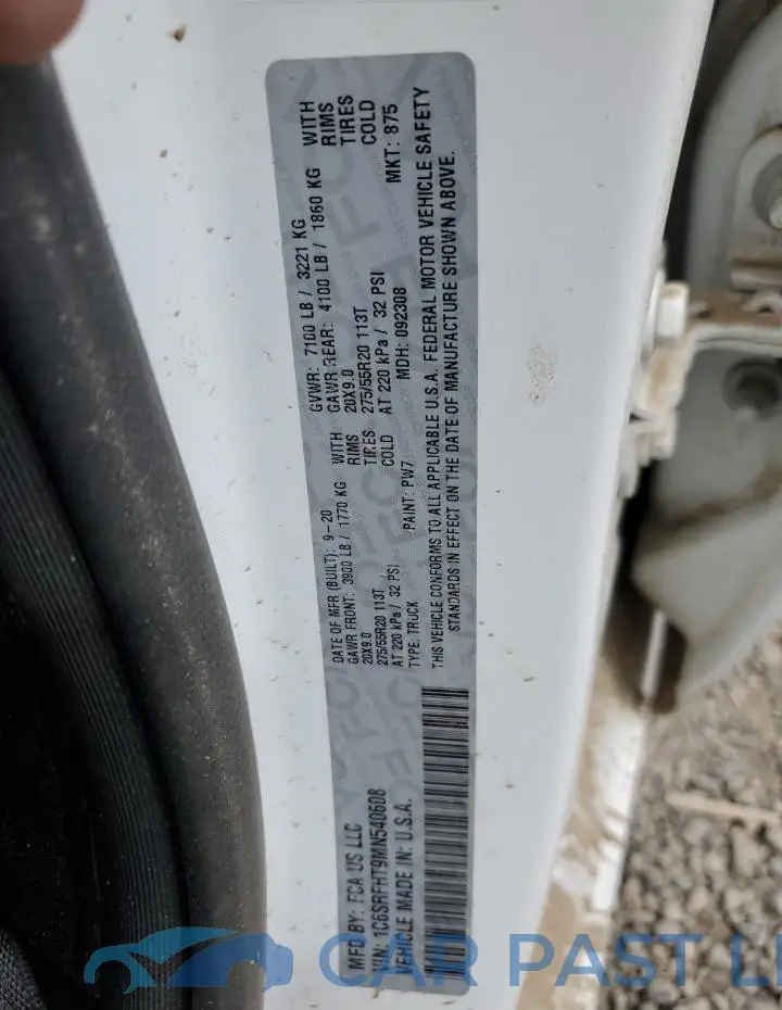 1C6SRFHT9MN540608# 13