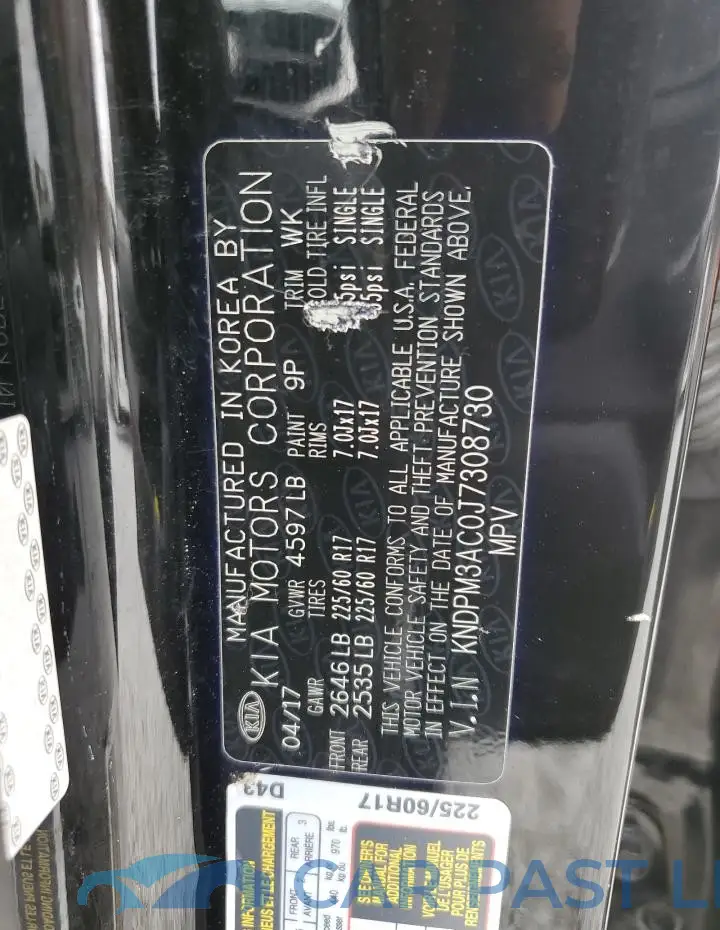 KNDPM3AC0J7308730# 13