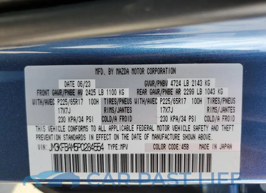 JM3KFBAM5P0284554# 14