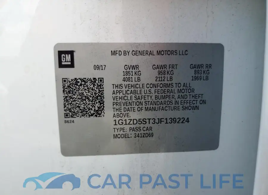1G1ZD5ST3JF139224# 13