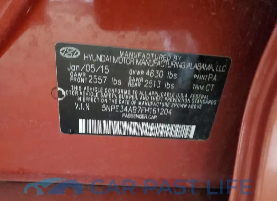 5NPE34AB7FH161204# 12