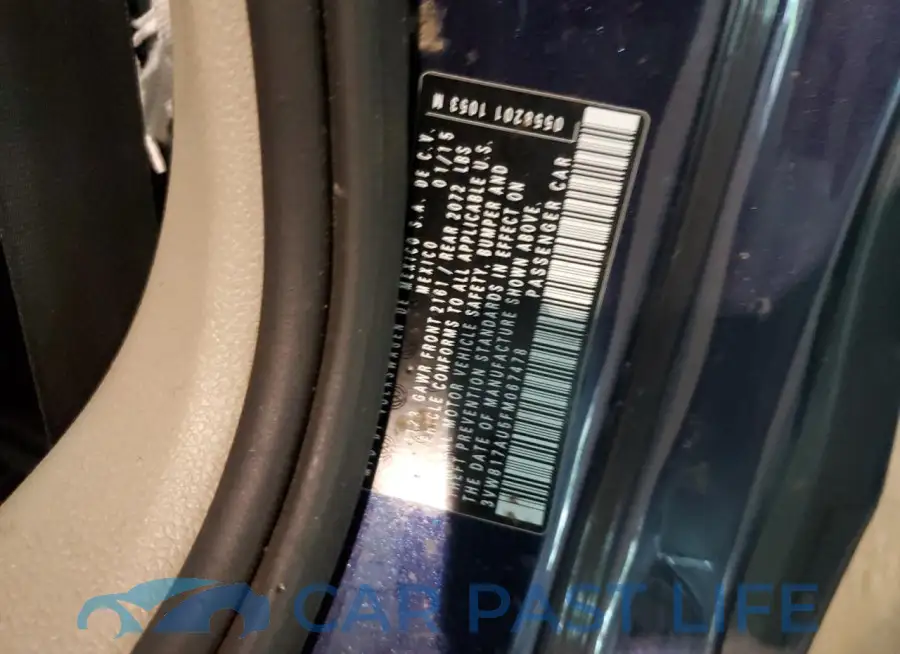 3VW817AU5FM067478# 11