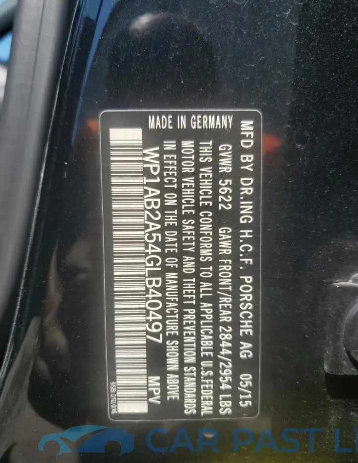 WP1AB2A54GLB40497# 13