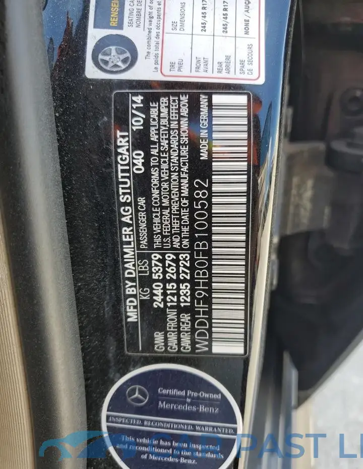WDDHF9HB0FB100582# 13
