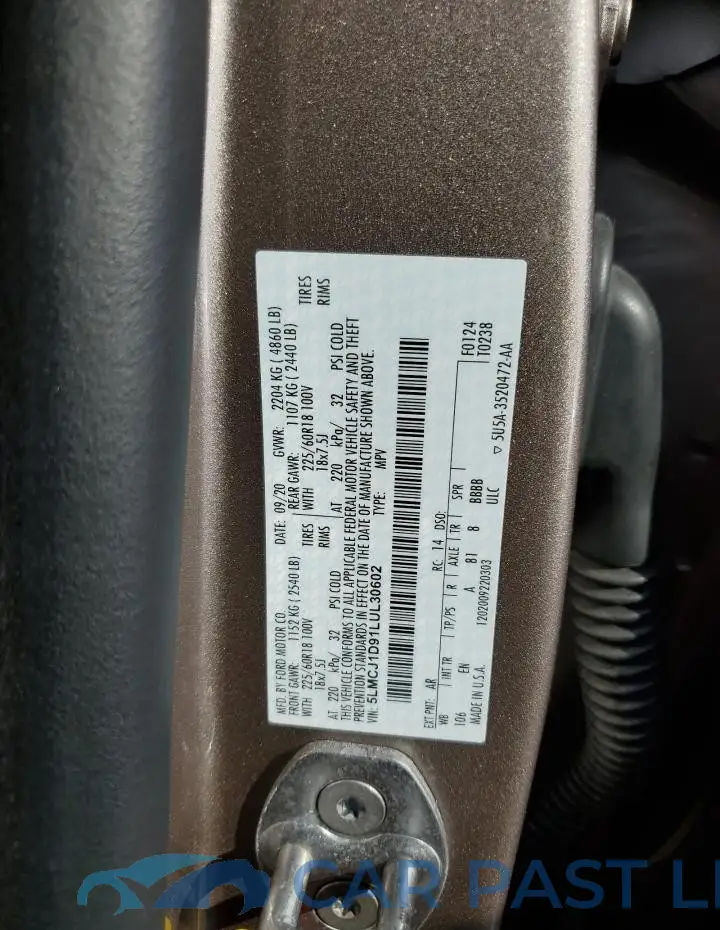 5LMCJ1D91LUL30602# 13
