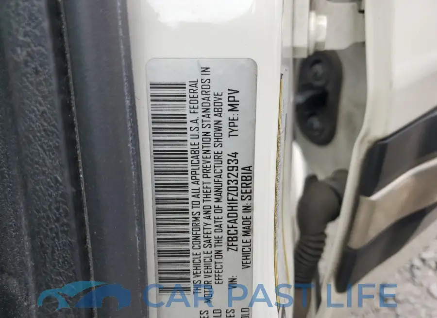 ZFBCFADH1FZ032934# 12