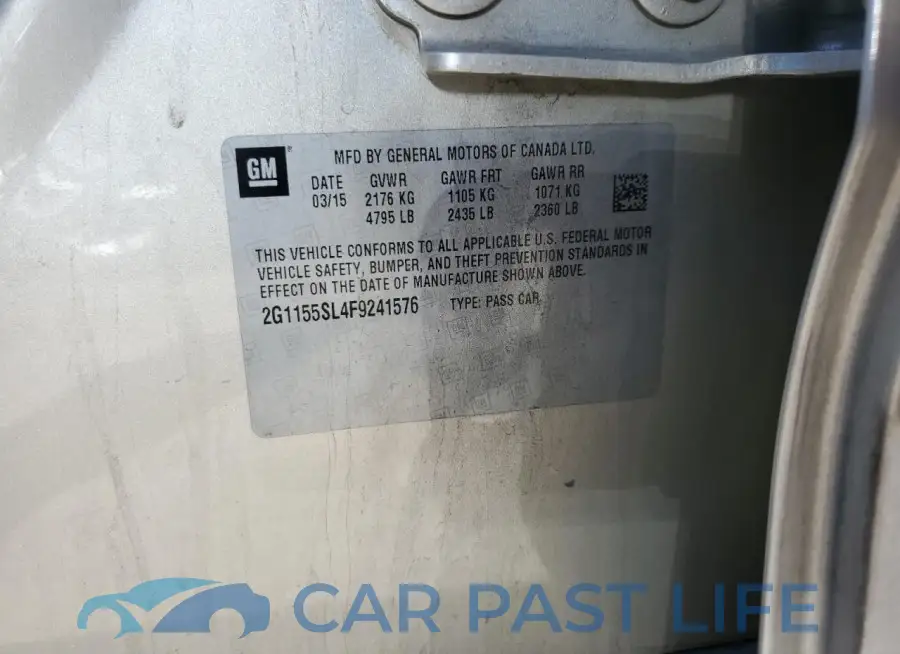 2G1155SL4F9241576# 13