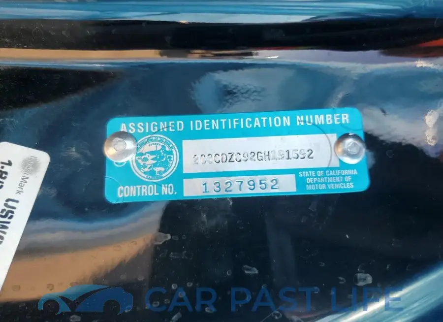 2C3CDZC92GH191592# 13