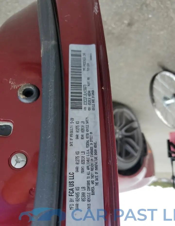 2C3CDZFJ3LH156673# 12