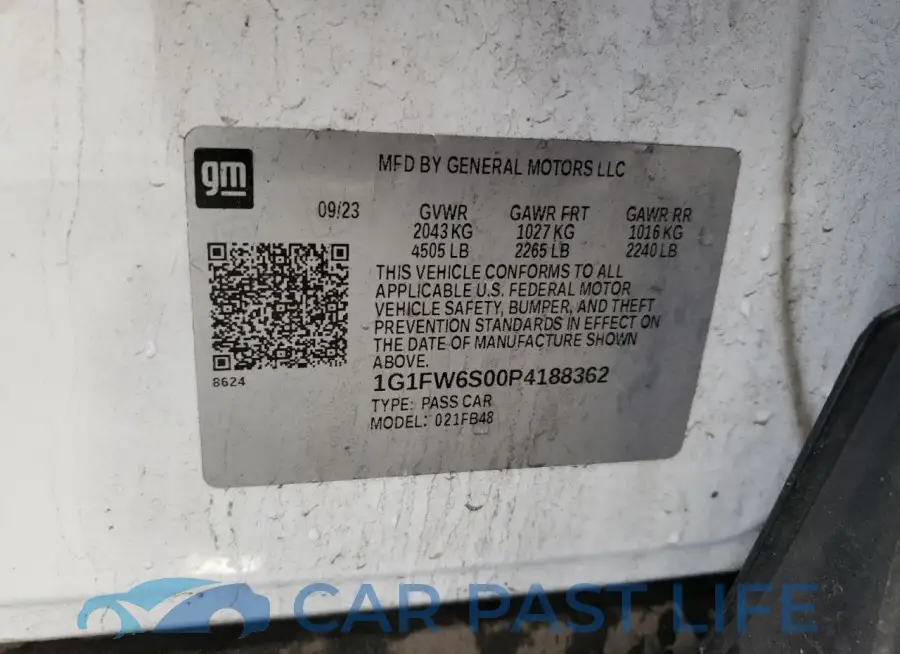 1G1FW6S00P4188362# 13
