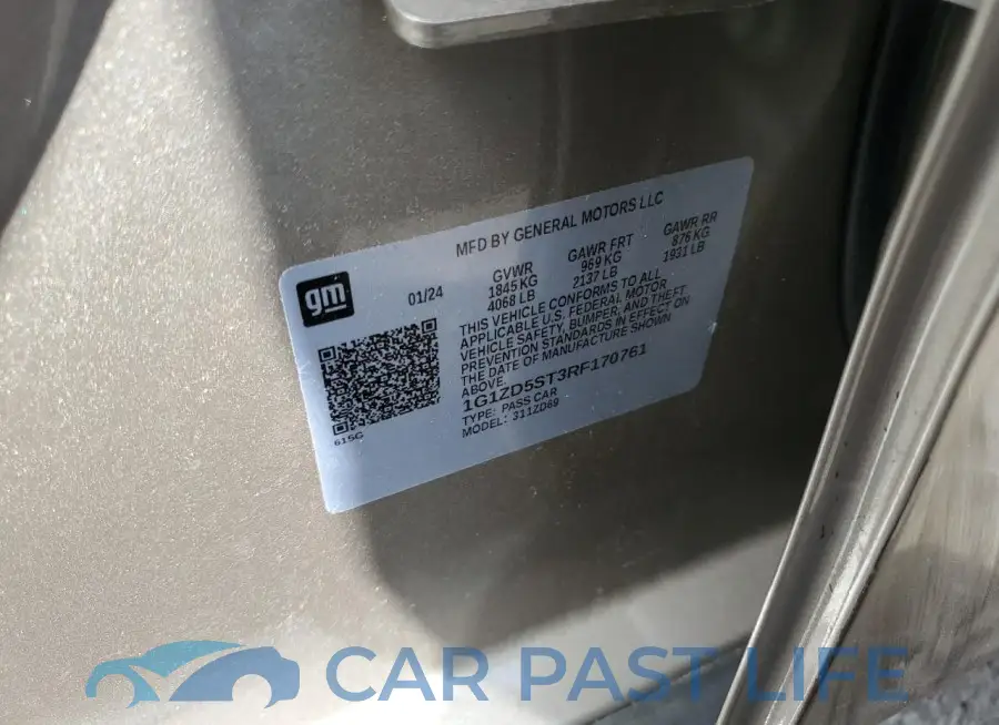 1G1ZD5ST3RF170761# 12