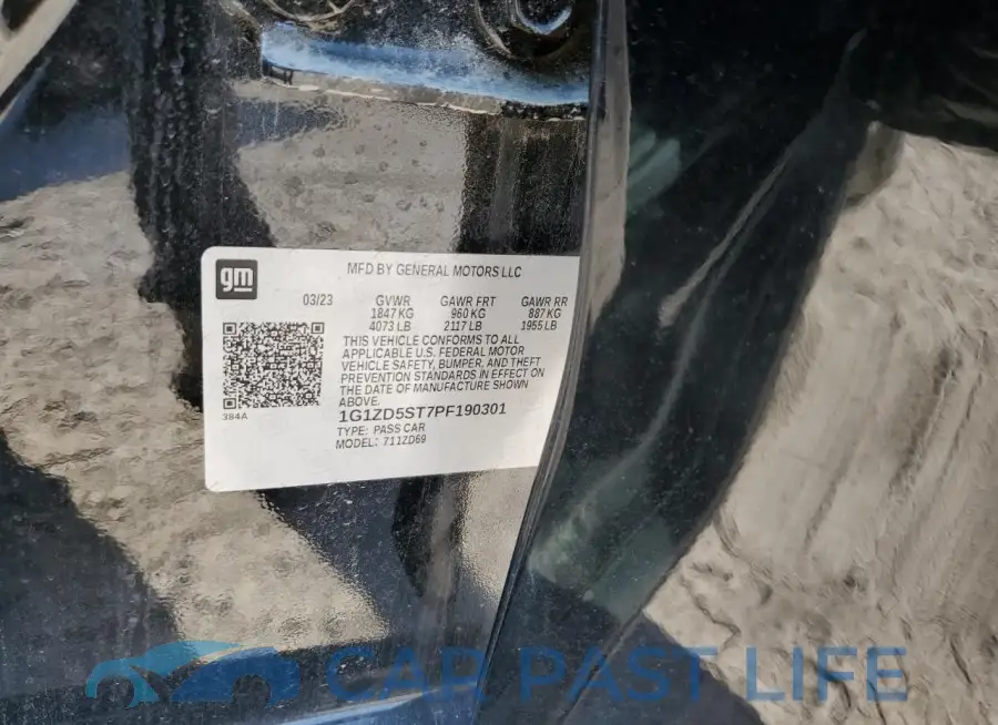 1G1ZD5ST7PF190301# 12