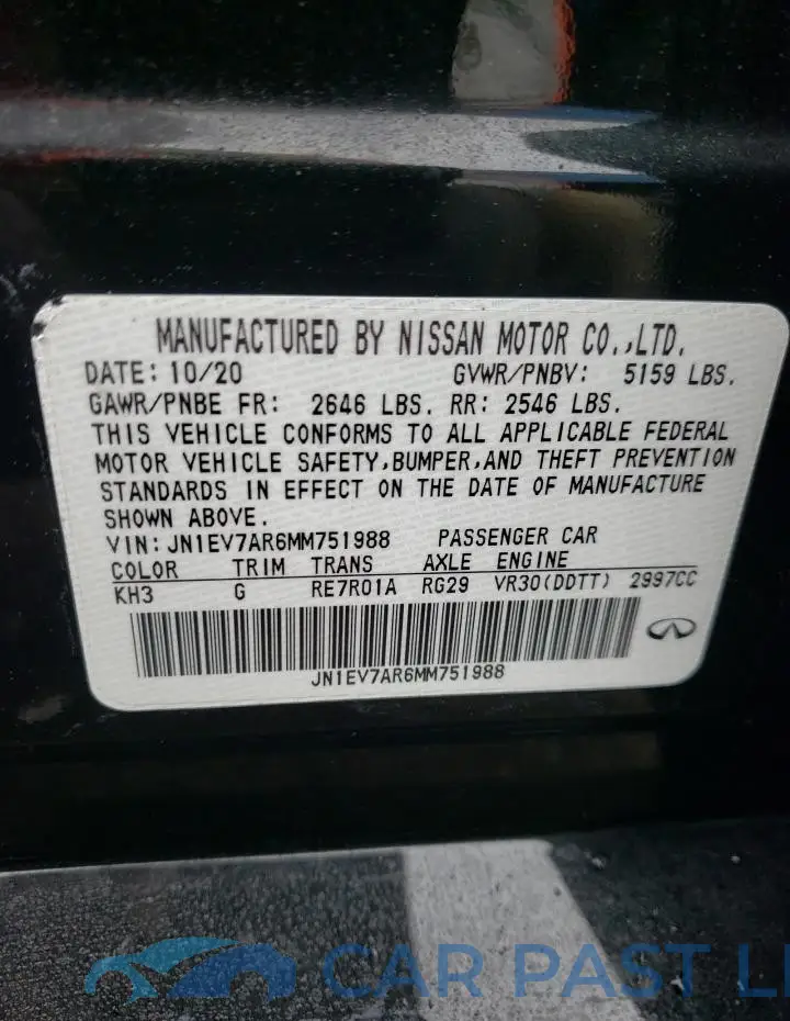 JN1EV7AR6MM751988# 12