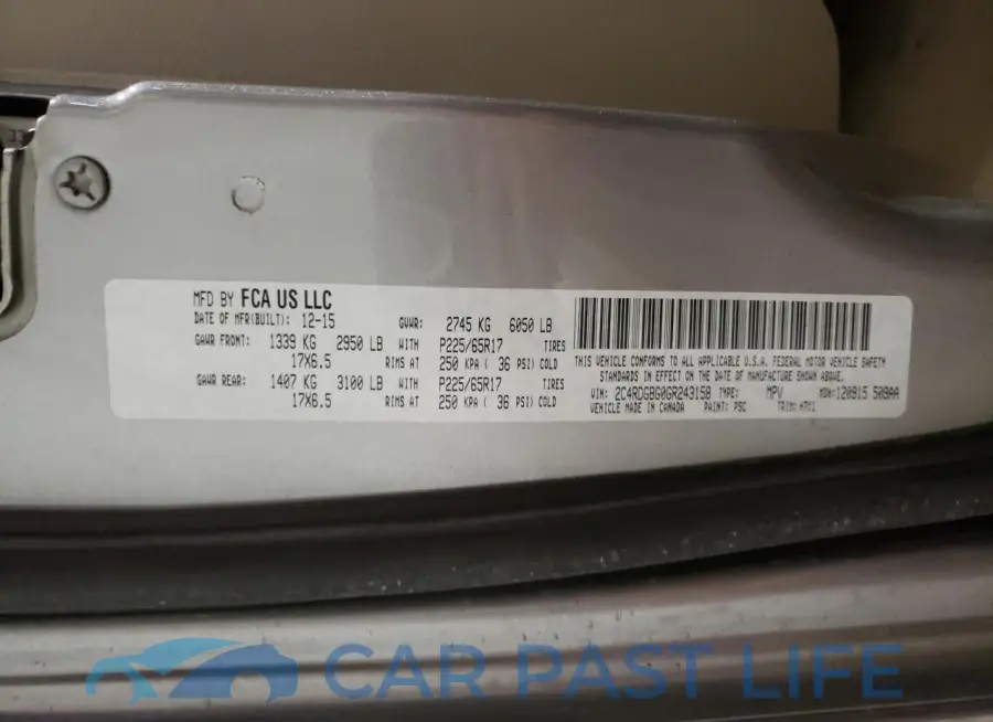 2C4RDGBG0GR243158# 13