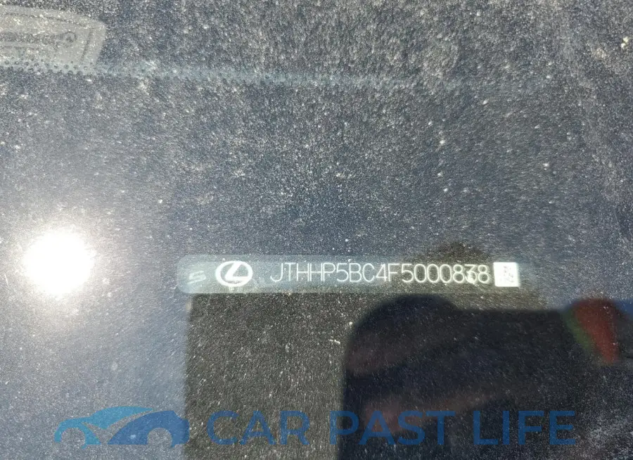 JTHHP5BC4F5000838# 12