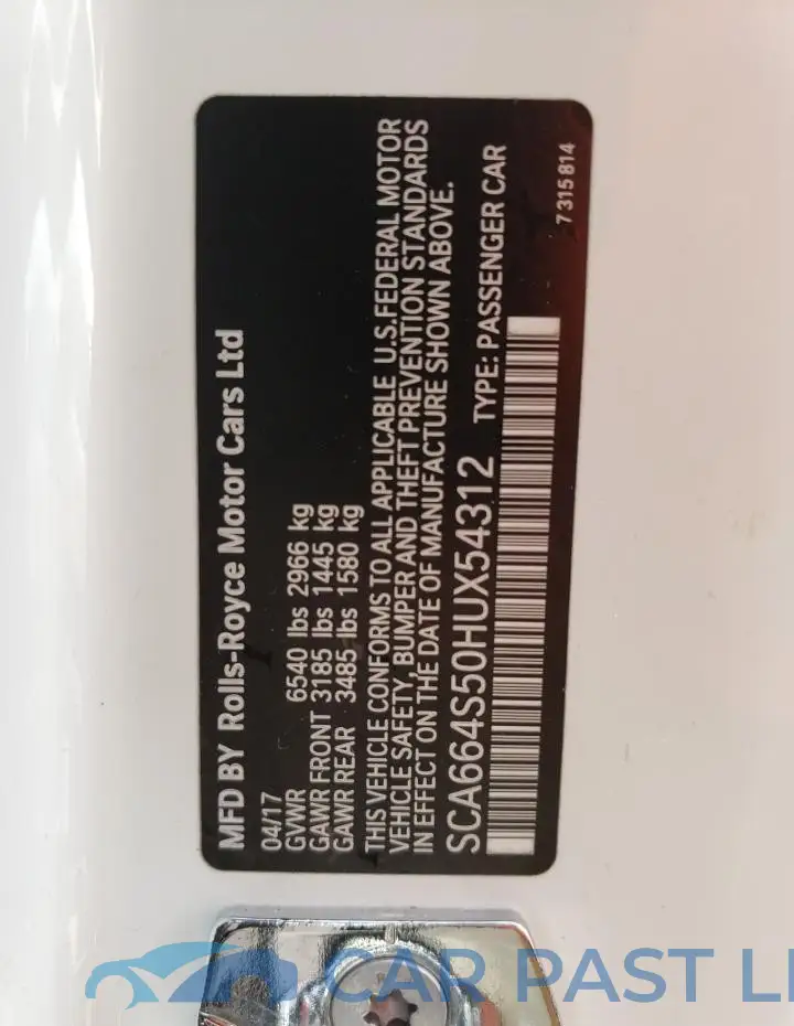 SCA664S50HUX54312# 12