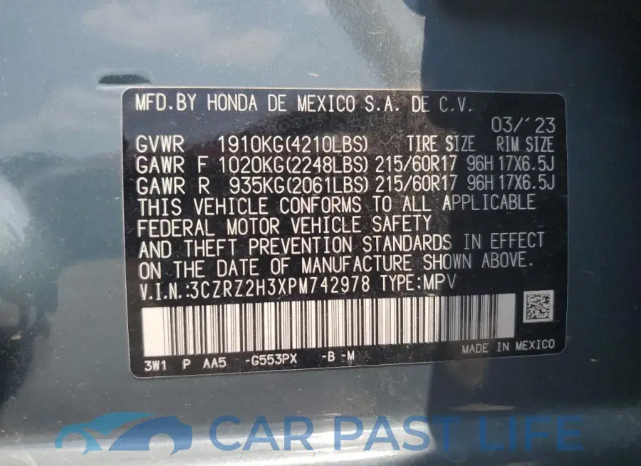 3CZRZ2H3XPM742978# 13