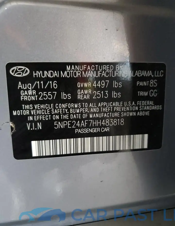 5NPE24AF7HH483818# 12
