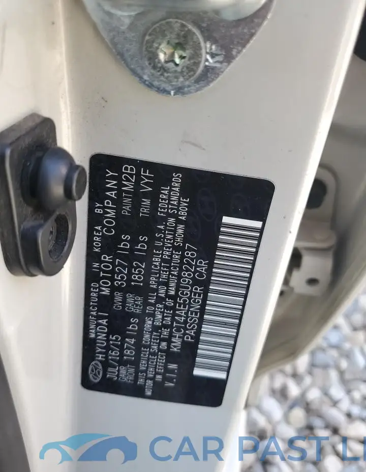 KMHCT4AE5GU982287# 12