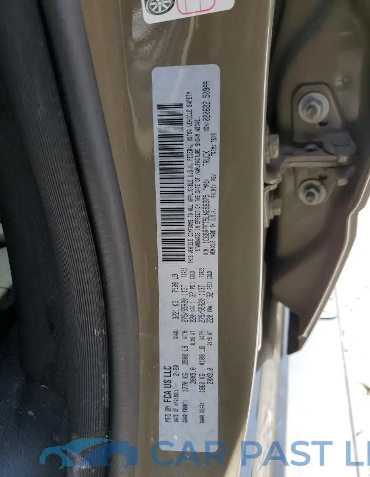 1C6SRFFT5LN296375# 12