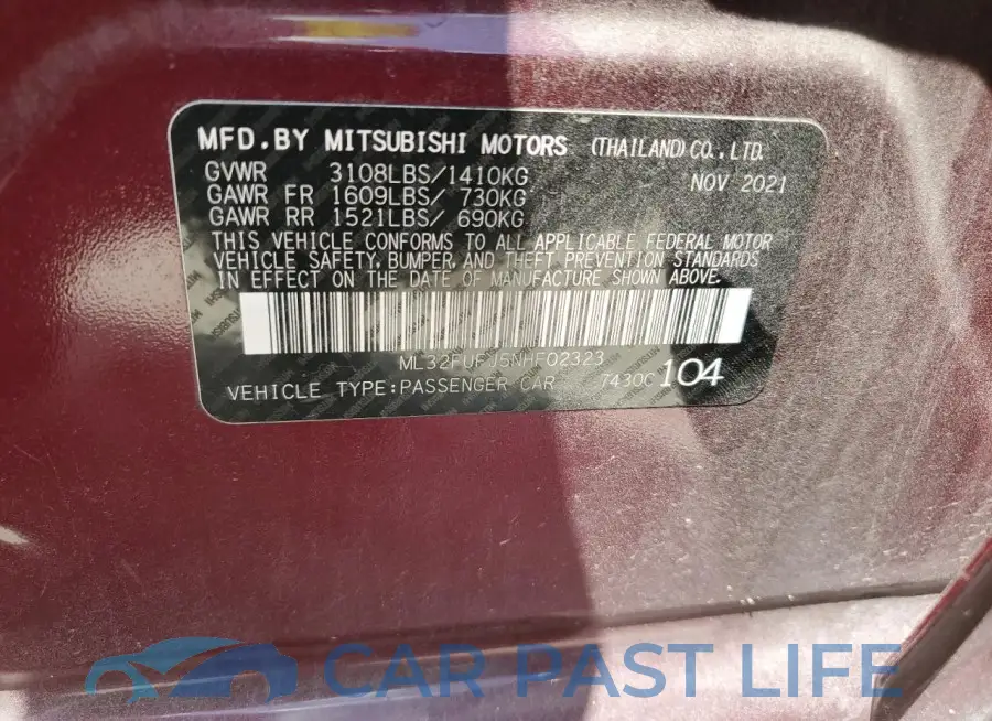 ML32FUFJ5NHF02323# 13