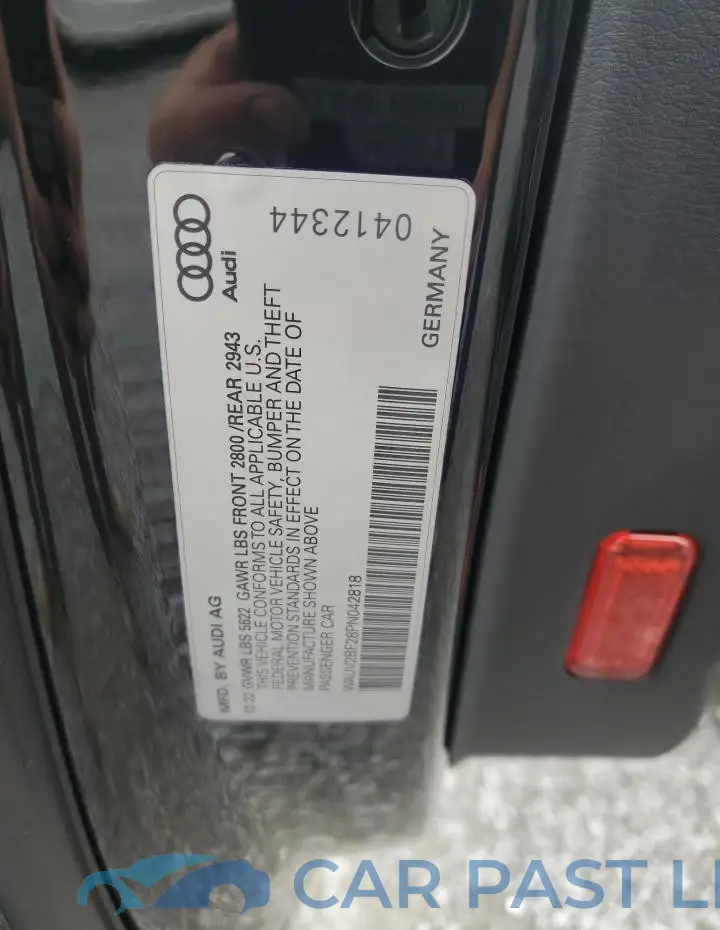 WAUV2BF28PN042818# 12