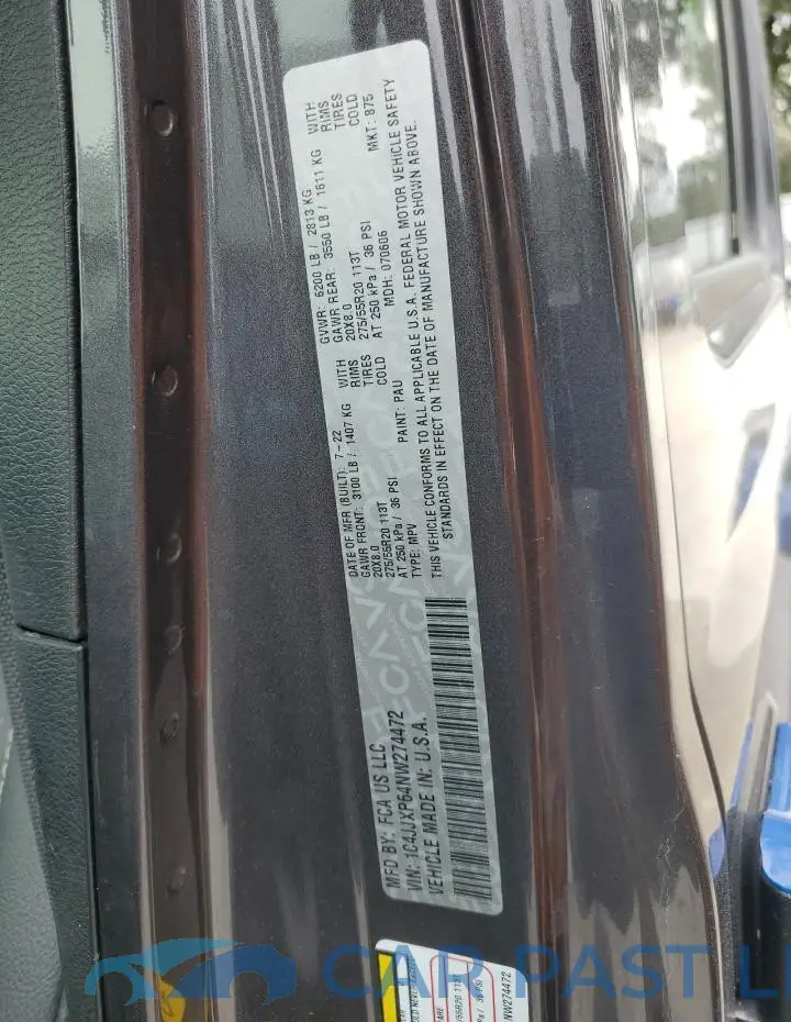 1C4JJXP64NW274472# 13