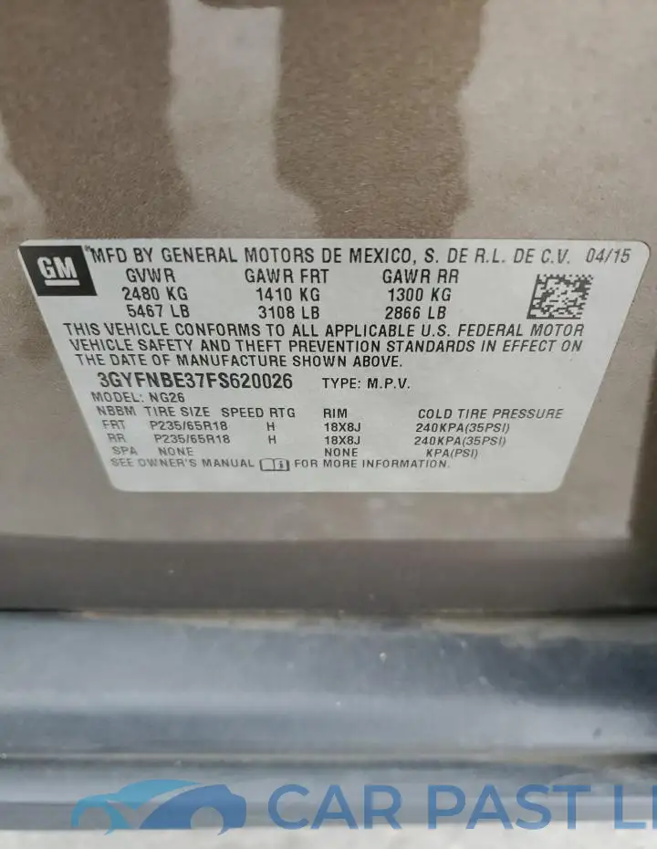 3GYFNBE37FS620026# 14