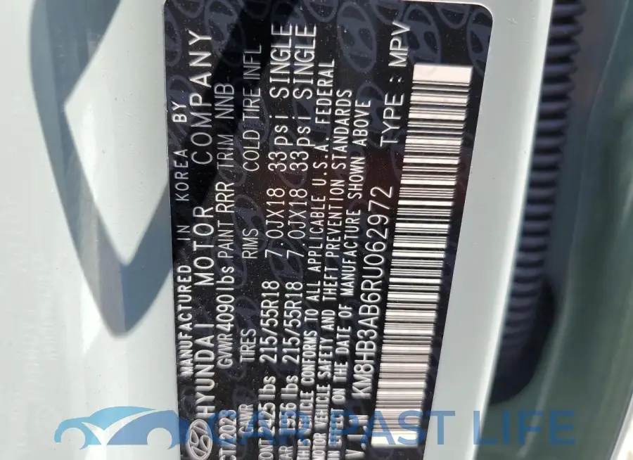 KM8HB3AB6RU062972# 14