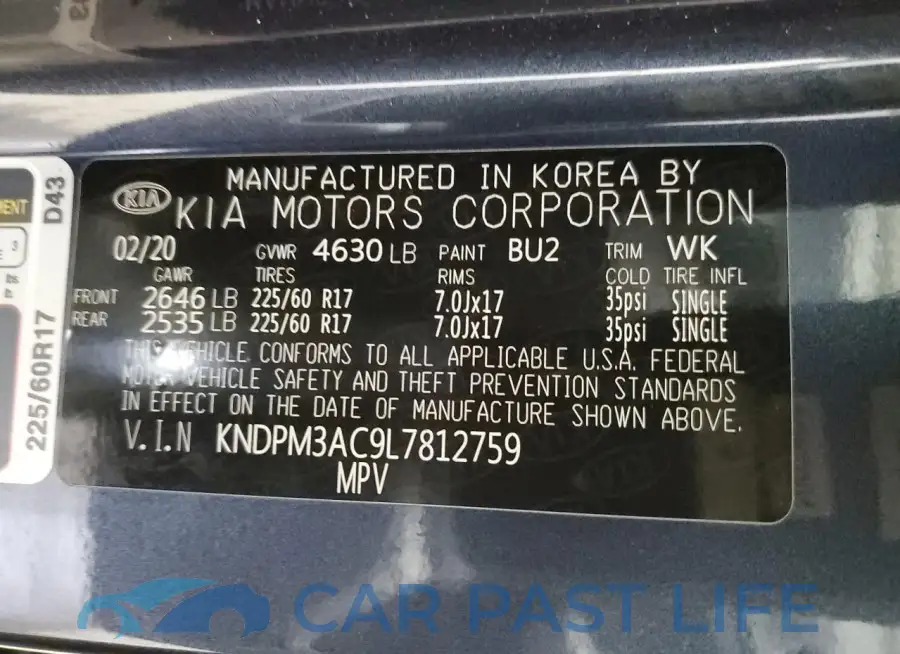 KNDPM3AC9L7812759# 13