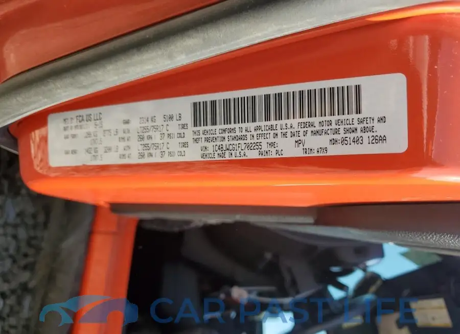 1C4BJWCG1FL702255# 13