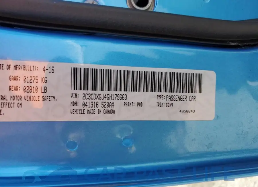 2C3CDXGJ4GH179663# 13