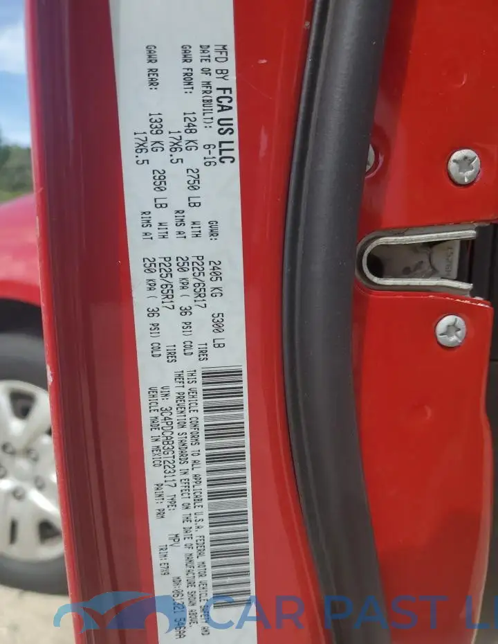 3C4PDCAB3GT223117# 12