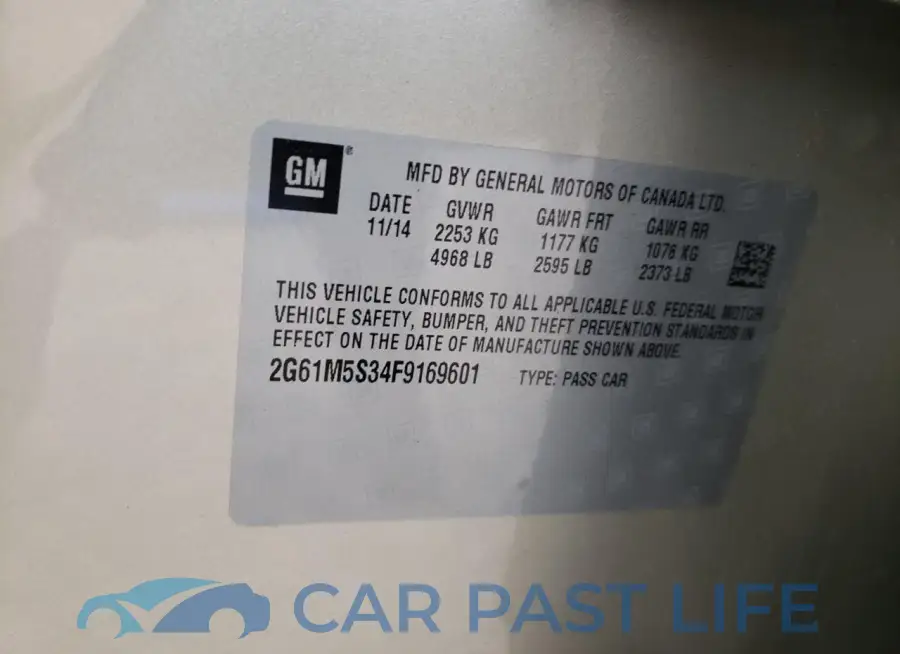 2G61M5S34F9169601# 13