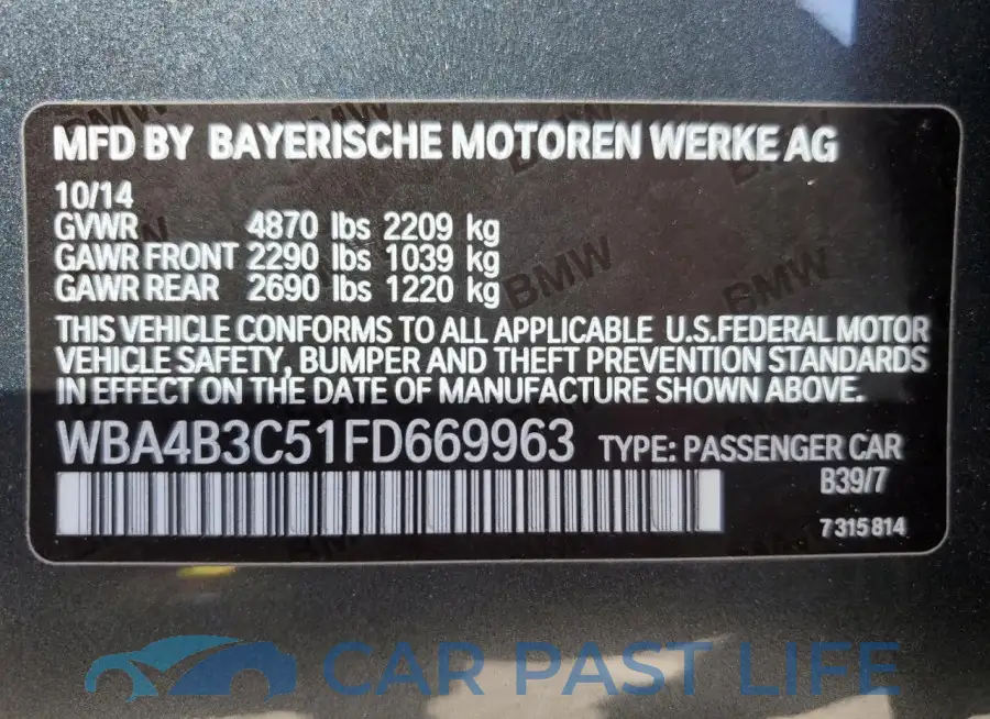 WBA4B3C51FD669963# 13
