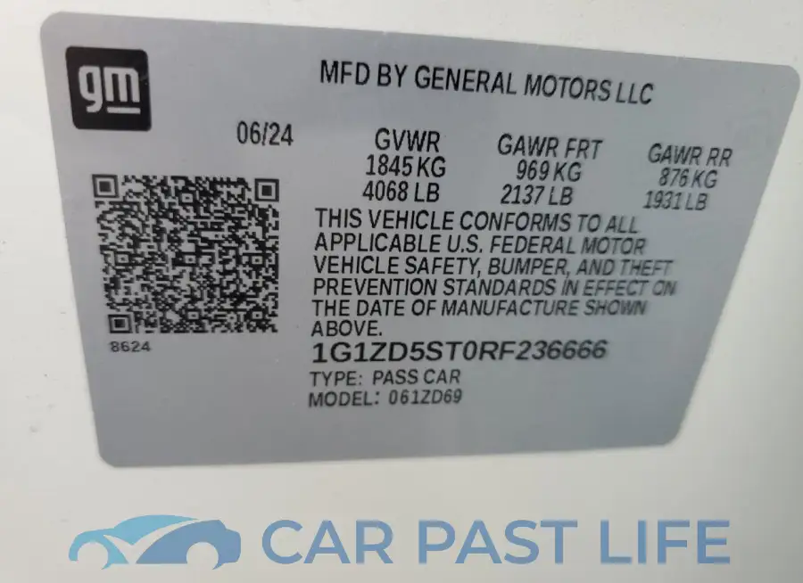 1G1ZD5ST0RF236666# 12
