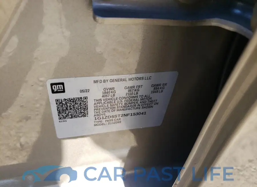 1G1ZD5ST2NF153041# 12