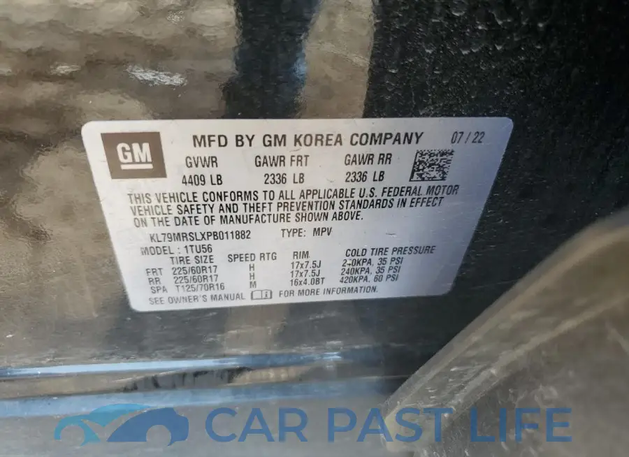 KL79MRSLXPB011882# 13