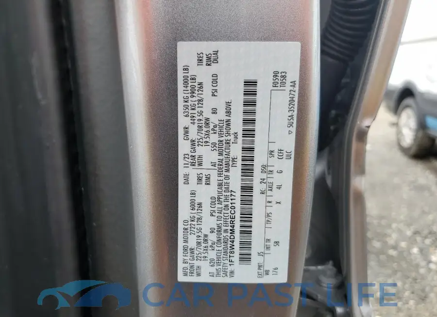 1FT8W4DM4REC01177# 13