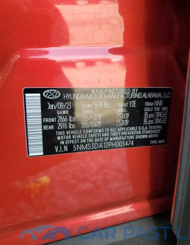 5NMS3DA12PH003474# 13